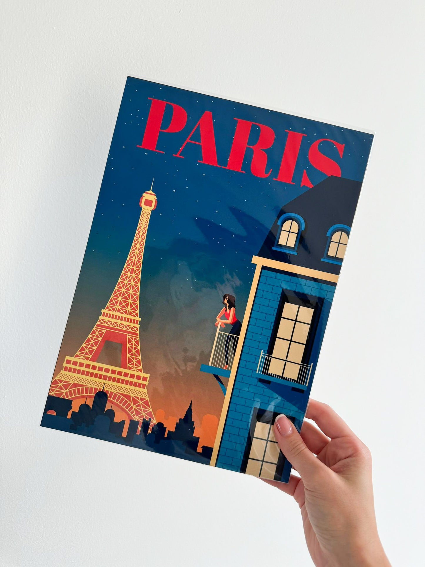 ‘Just Moved to Paris’ Print