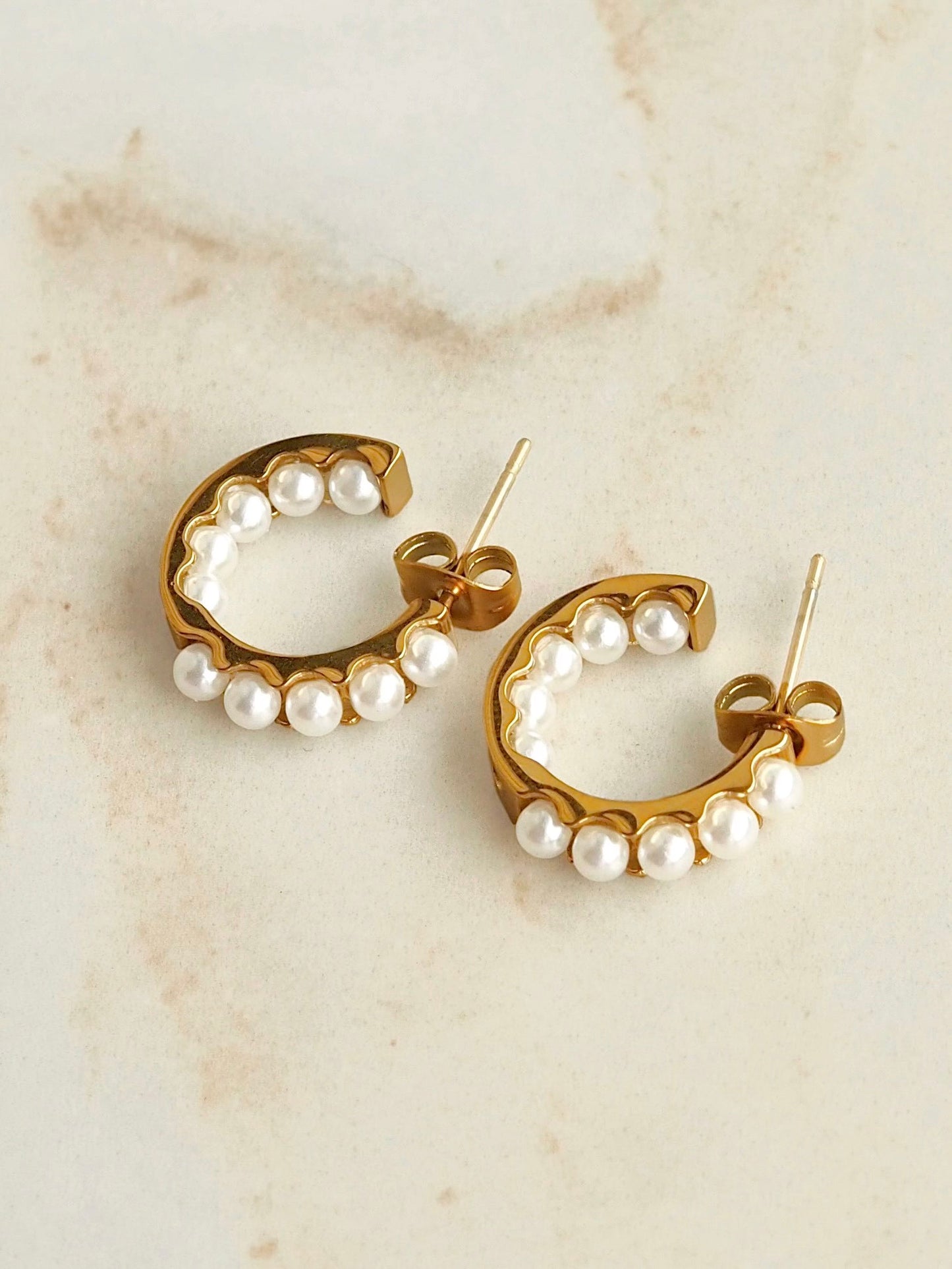 A Little Luxe Pearl Earrings