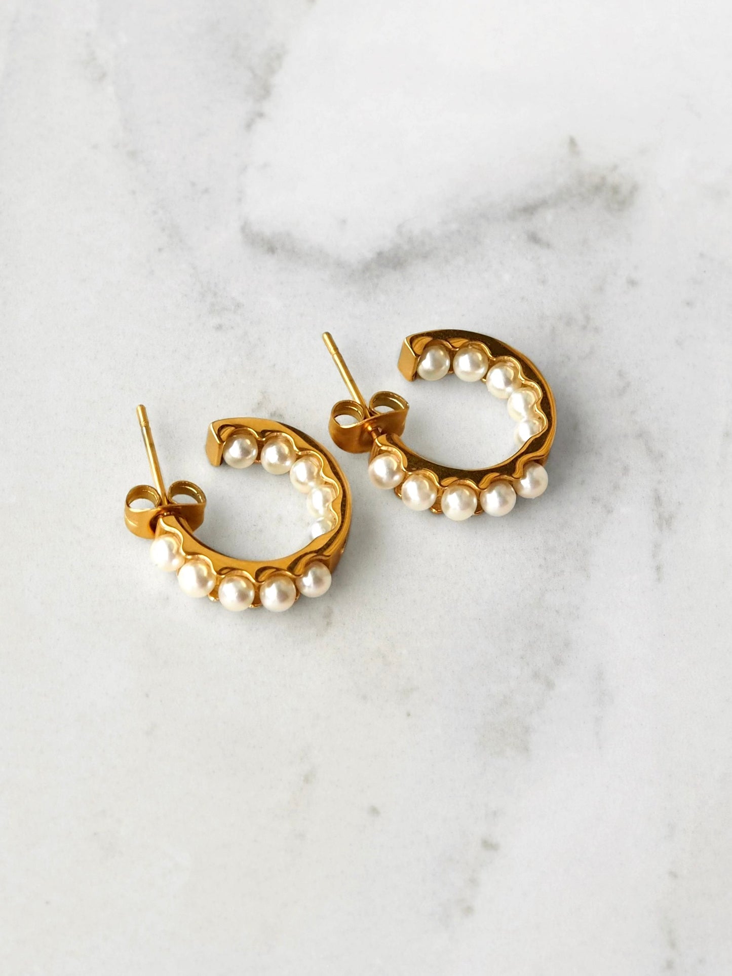 A Little Luxe Pearl Earrings